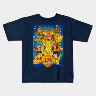 Gold Saints - Saint Seiya Kids T-Shirt